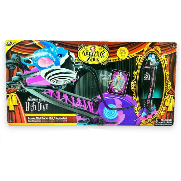 Amazing Zhus High Dive Set Magic Show Over 28” Tall Works with ALL Zhu Zhu Pets - Picture 2 of 9